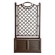 FIORIERA PVC RETTANGOLARE 'SEPARE'' colore cappuccino (PZ 1)