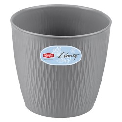 VASO TONDO 'LIBERTY' Ã¸ 20 x h.19 - grigio quarzo (PZ 1)