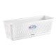 BALCONETTA RETTANGOLARE 'LIBERTY' lt.9 - bianco travertino (PZ 1)