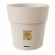 VASO TONDO 'ETHICA' Ã¸ 25 x h.25 - gesso (PZ 1)