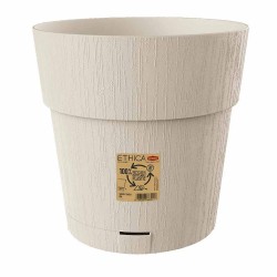 VASO TONDO 'ETHICA' Ã¸ 25 x h.25 - gesso (PZ 1)