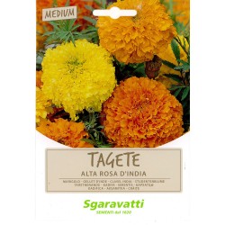 SEMI PER PRATO UNIVERSALE tagete alta doppia rosa d'india (PZ 10)