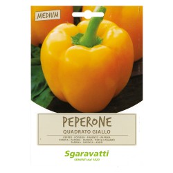 SEMI PER ORTAGGI E VEGETALI peperone quadrato asti giallo (PZ 20)
