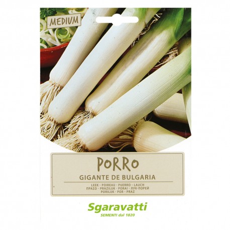 SEMI PER ORTAGGI E VEGETALI porro gigante de bulgaria (PZ 20)