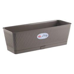 BALCONETTA RETTANGOLARE 'LIBERTY' lt.9 - quarzo (PZ 1)