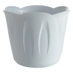 VASO TONDO Ã˜ 25 x h.20,5 cm - Lt. 5,5 - bianco (PZ 1)