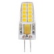 LAMPADA A LED IN SILICONE 'G4' L.FREDD.6500K 2,2 W 230 lumen (25W) (PZ 10)