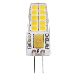 LAMPADA A LED IN SILICONE 'G4' L.FREDD.6500K 2,2 W 230 lumen (25W) (PZ 10)