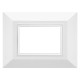 PLACCA 'PLAIN' 5203/WH bianca (3 posti) (PZ 1)