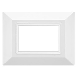 PLACCA 'PLAIN' 5203/WH bianca (3 posti) (PZ 1)