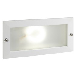 SEGNA PASSO LED INCASSO RETTANGOLARE APERTO 'ESCAPE' colore bianco - 10 watt (PZ 1)