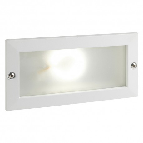 SEGNA PASSO LED INCASSO RETTANGOLARE APERTO 'ESCAPE' colore bianco - 10 watt (PZ 1)