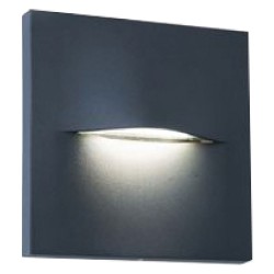 SEGNA PASSO QUADRO 'OPEN' colore grafite - 3 watt (PZ 1)