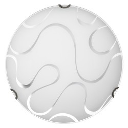 PLAFONIERA CON DECORAZIONE 'ONDA' Ã˜ 40 cm (PZ 5)