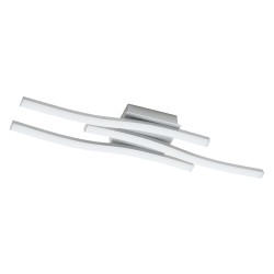 PLAFONIERA LED SERIE 'TRATTI' 15W - 1950LM - col. silver (PZ 1)