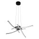 APPLIQUE A SOSPENSIONE LED SERIE 'TRATTI' 35W - 3150LM - col. nero (PZ 1)