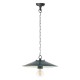 APPLIQUE A SOSPENSIONE CON CATENA 'ANTIQUE' 25 W - cm 30 x 7 x 11 grigio (PZ 1)