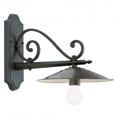 APPLIQUE MEDIA 'ANTIQUE' 25 W - cm 45 x 34,5 x 30 grigio (PZ 1)
