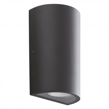 APPLIQUE DOPPIO LED 'TRUMP' 12 W 700 lumen - grigio (PZ 1)