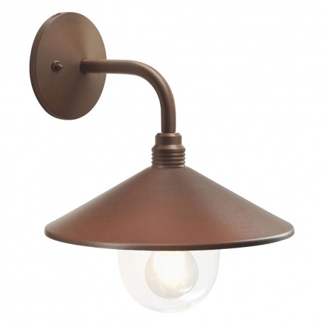 APPLIQUE 'SPECTRE' 60 W - cm 29 x 33 x 13 corten (PZ 1)