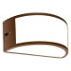 APPLIQUE 'UMBE' 60 W - cm 25 x 12 x 13 corten (PZ 1)