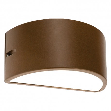 APPLIQUE 'UMBE' 60 W - cm 25 x 12 x 13 corten (PZ 1)