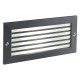 SEGNA PASSO LED INCASSO RETTANGOLARE APERTO 'ESCAPE' colore nero - 10 watt (PZ 1)