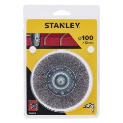SPAZZOLA CIRCOLARE CON GAMBO Ã˜ mm 100 - spessore fili 12 mm (PZ 1)