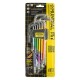 CHIAVI TORX PLASTIFICATE EXTRA LUNGHE IN SERIE (T10-T50) 9 pezzi (CF 1)
