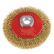 SPAZZOLA CONICA PER SMERIGLIATRICE Ã˜ mm 120 foro M 14 (BL 1)
