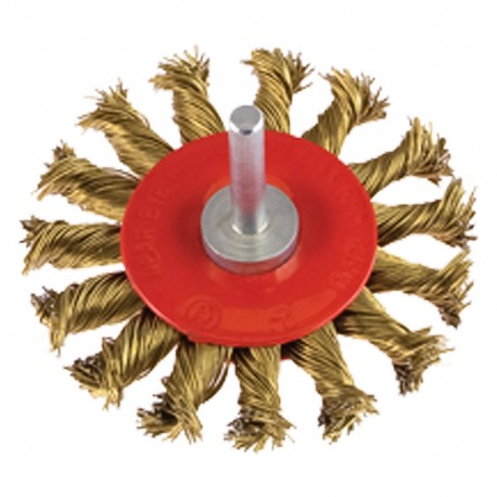 SPAZZOLA CIRCOLARE CON GAMBO Ã˜ mm 100 - gambo mm 6 (BL 1)