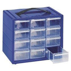 CASSETTIERA MONOBLOCCO 'ESPACE' E/12 cm 22 x 15 x 18 - 12 Cassetti (PZ 1)