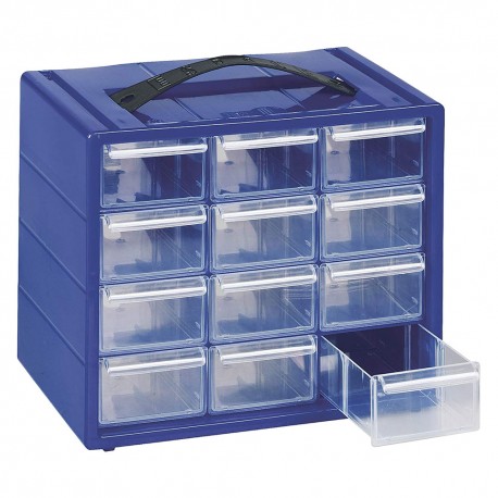 CASSETTIERA MONOBLOCCO 'ESPACE' E/12 cm 22 x 15 x 18 - 12 Cassetti (PZ 1)