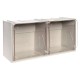 CASSETTIERA MODULARE COMPONIBILE 'CRYSTAL BOX' 2 cassetti - cm 60 x 24 x 30 (PZ 1)