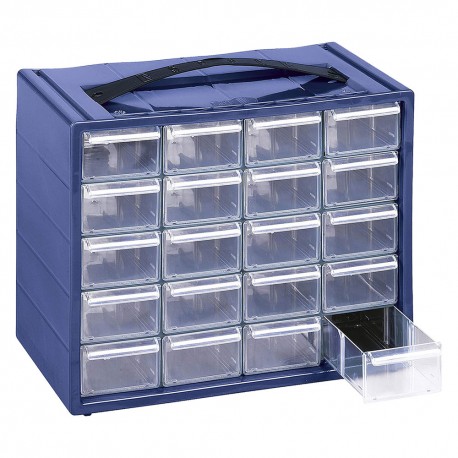CASSETTIERA MONOBLOCCO 'ESPACE' E/20 cm 29 x 15 x 22 - 20 Cassetti (PZ 1)