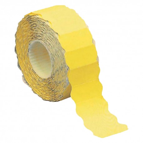 ETICHETTE PER PREZZATRICE 21 x 12 - cf 50 rt. colore giallo (CF 1)