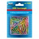 FERMAGLI PER CARTA metallo plastificato mm.33 - 100 pz (BL 24)