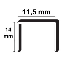 PUNTI PER FISSATRICE PNEUMATICA MOD. 80 mod. 80/14 - cf. 10000 pz (CF 1)