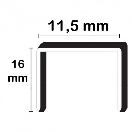 PUNTI PER FISSATRICE PNEUMATICA MOD. 80 mod. 80/16 - cf. 10000 pz (CF 1)