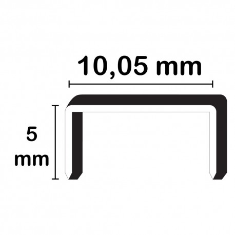 PUNTI PER FISSATRICE MECCANICA M. 105/13 cf. 5000 pz (CF 1)