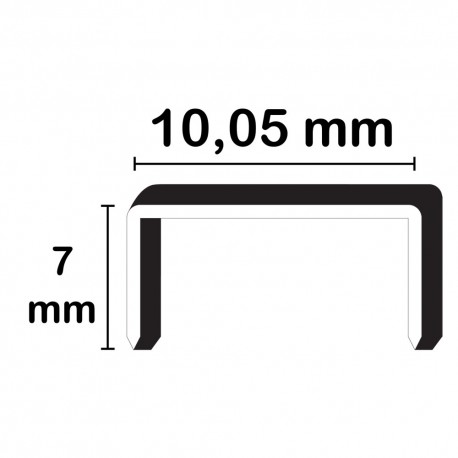 PUNTI PER FISSATRICE MECCANICA M. 107 cf. 5000 pz (CF 1)