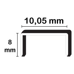 PUNTI PER FISSATRICE MECCANICA M. 108 cf. 5000 pz (CF 1)