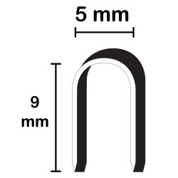 PUNTI PER FISSACAVI M. 77/9 cf. 1000 pz (CF 1)