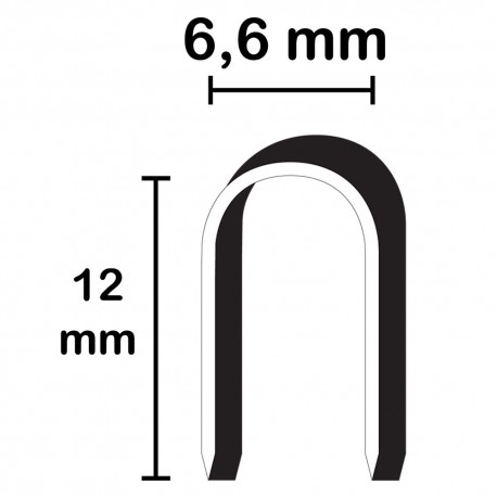 PUNTI PER FISSACAVI M. 88/12 cf. 1000 pz (CF 1)