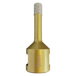 FORETTO DIAMANTATO PER SMERIGLIATRICE 'LINEA INDUSTRIALE' Ã˜ 8 mm. (PZ 1)