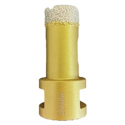 FORETTO DIAMANTATO PER SMERIGLIATRICE 'LINEA INDUSTRIALE' Ã˜ 20 mm. (PZ 1)
