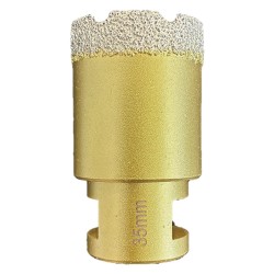 FORETTO DIAMANTATO PER SMERIGLIATRICE 'LINEA INDUSTRIALE' Ã˜ 35 mm. (PZ 1)