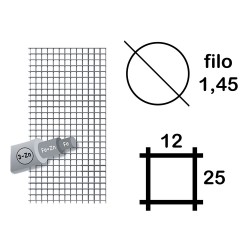 RETE ELETTROSALDATA H 80 - 12 x 25 mm - F.1,45 (RT 1)