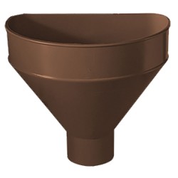 IMBUTO RACCOGLITORE PER TUBO PLUVIALE IN PVC Ã˜ 80/100 (PZ 1)