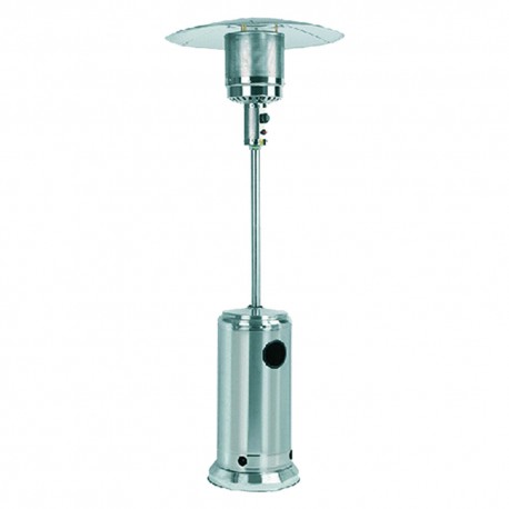 STUFA RADIANTE A FUNGO 10-15 Kw - acciaio inox (PZ 1)
